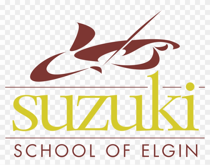 Suzuki School Of Elgin Logo Black And White - Design #1299669