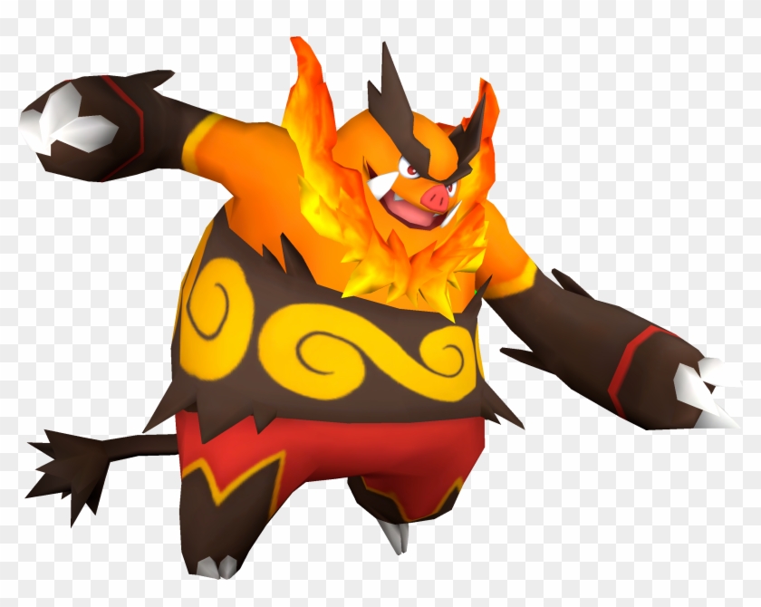 Emboar [render] By Arrancon - Cartoon #1299759