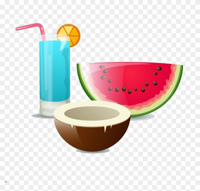 Juice Cocktail Watermelon Coconut Water Coconut Milk - Watermelon #1300346