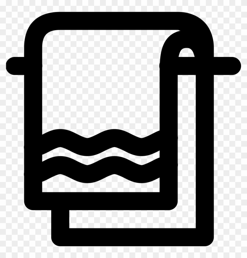 Towel Computer Icons Shower Bed Sheets Room - Bed Sheets Icon #1300613