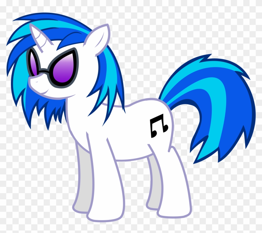Vinyl Scratch [dj Pon-3] Vector By Wamaluiwal - Cartoon #1300919