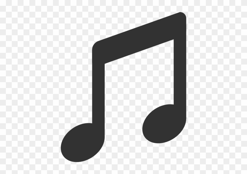 Music Icons Black And White - Music Note Png #1301152