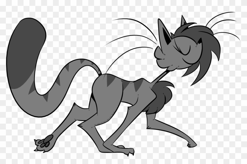 Gato Caballo De Dibujos Animados De Dibujo De La Mascota - Cartoon #1301167