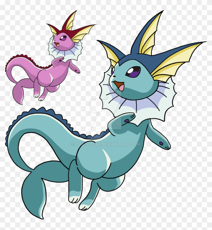 134 Vaporeon Art V 4 By Tails19950-d6a58lg - Art #1301306