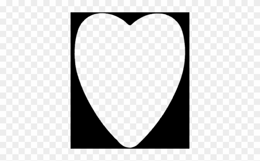 Wedding Heart Full Colour Double Sided Print - Guitar Pick Vector Template #1302615