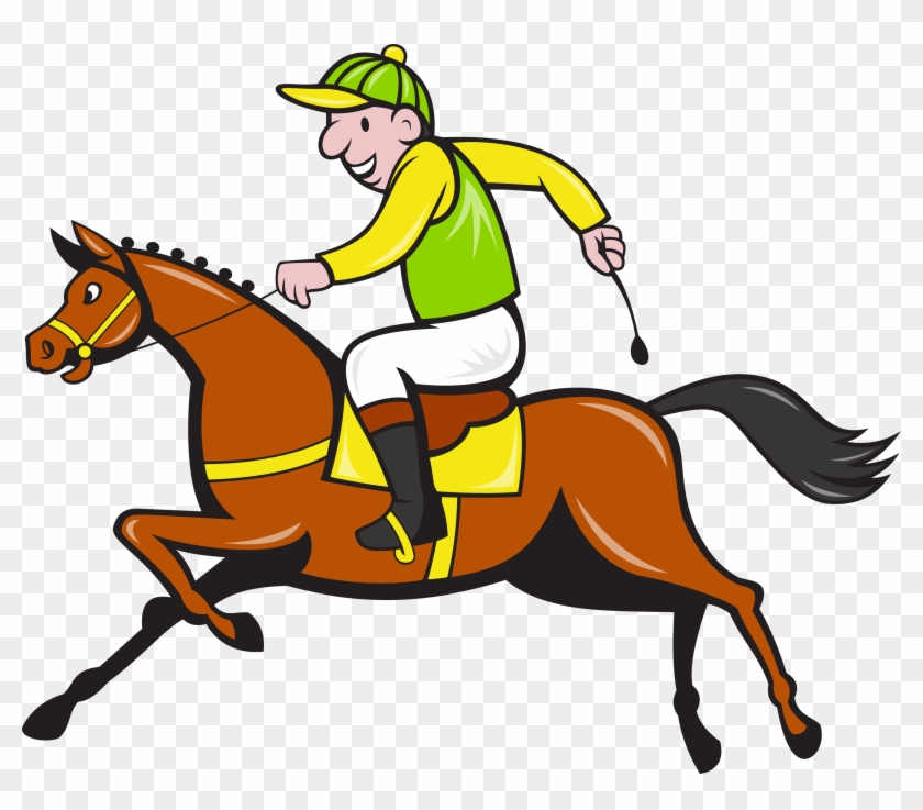 Png Jockey Transparent Jockey - Jockey Cartoon #1302835