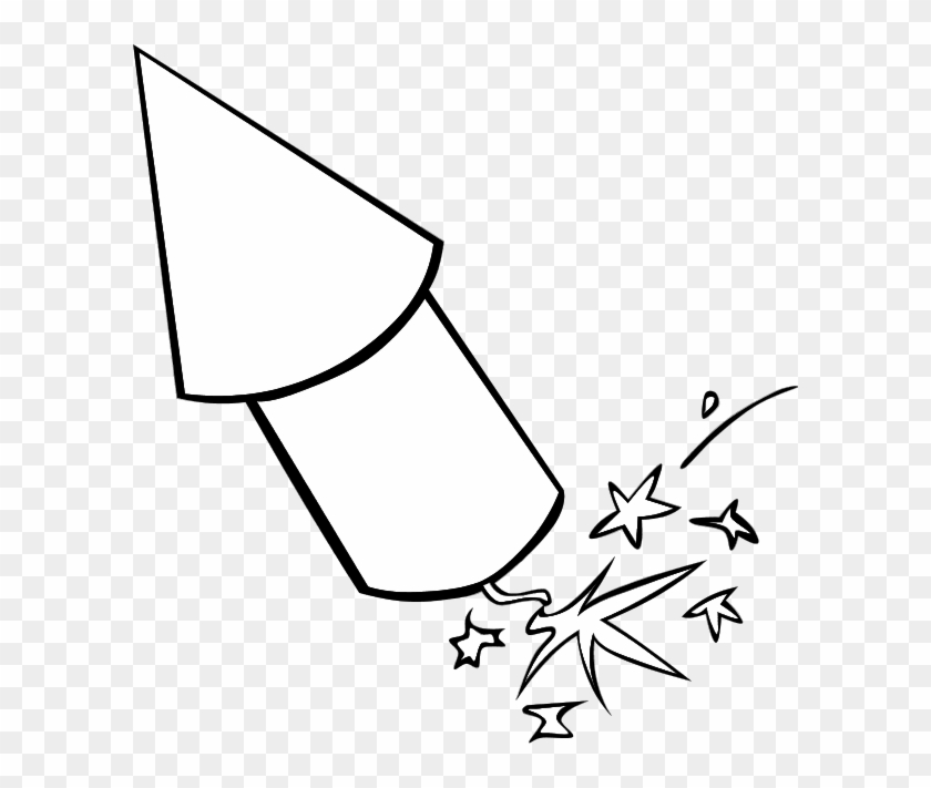 Fireworks Rocket Clip Art - Fireworks Clip Art #1302905
