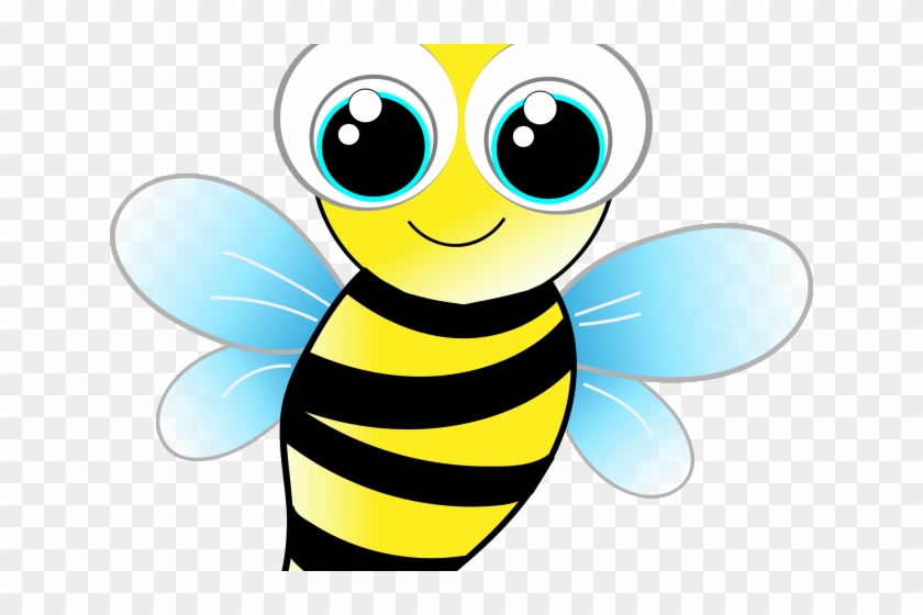 Bumblebee Clipart Friendly Bee - Big Eyed Bumble Bee #1303077
