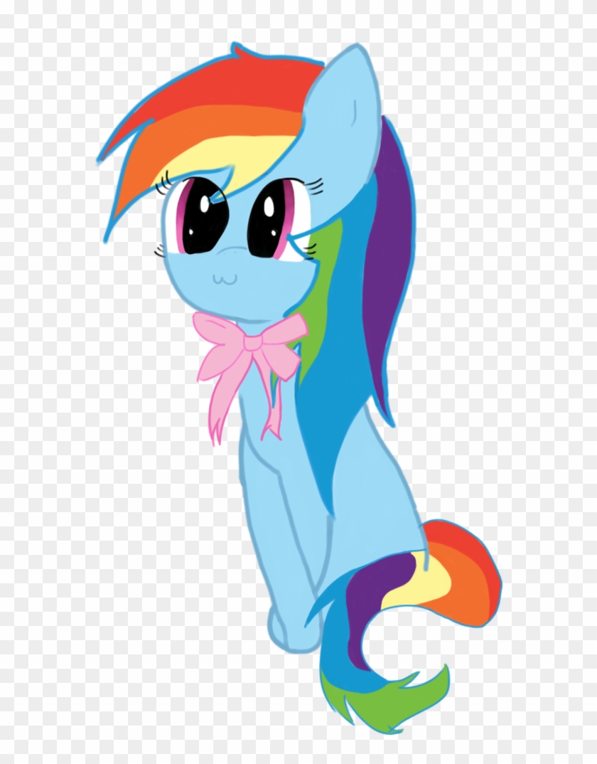 Rainbow Dash~cute By Bananafudge306 - Cartoon #1303109
