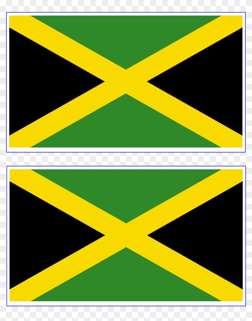 Free Printable Jamaica Flag - Flag Of Jamaica #1303324