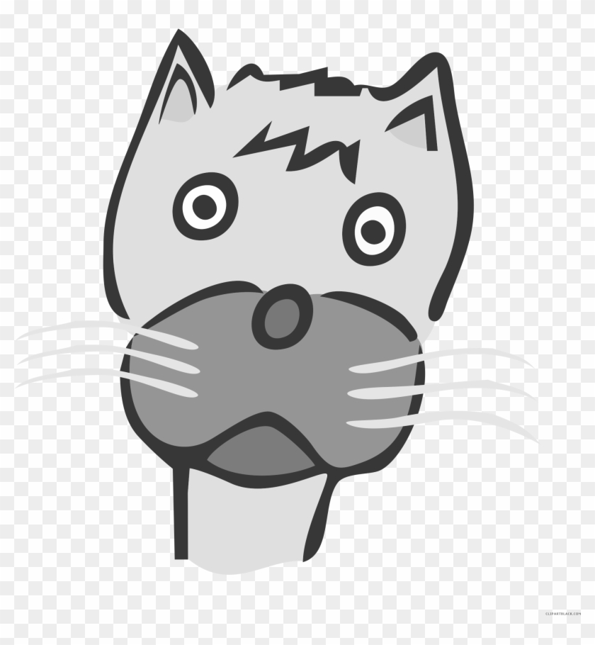 Cat Huge Animal Free Black White Clipart Images Clipartblack - Sacs Épaule Cat 5 #1303381