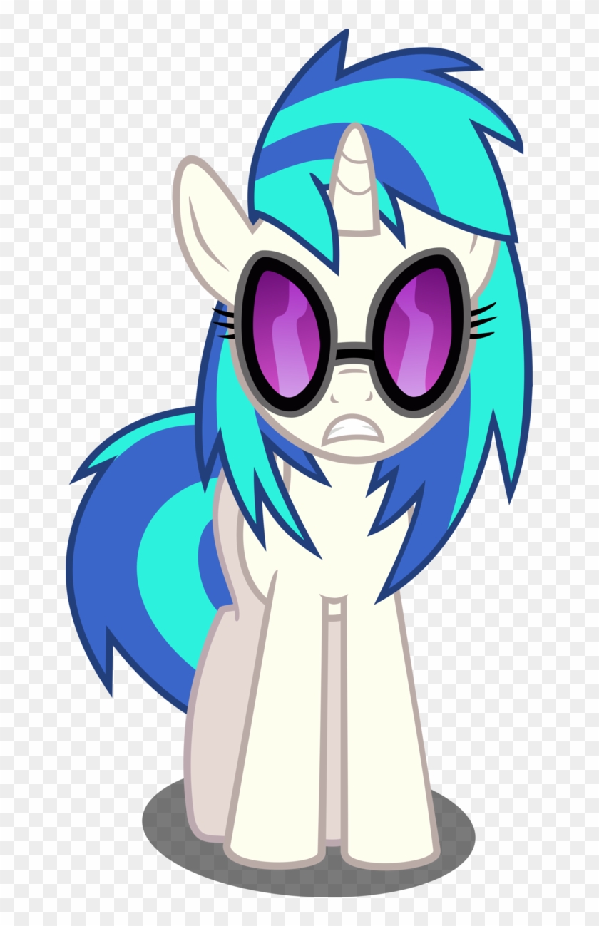 Vinyl Scratch Vector By Cloudsdalecompan - Dj Pon 3 Front View #1303475