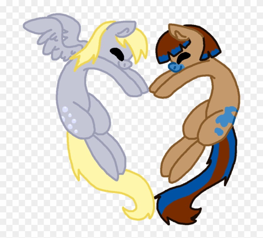 Snuggle Muffin And Derpy Hooves By Th3randomartist - Cartoon #1303567