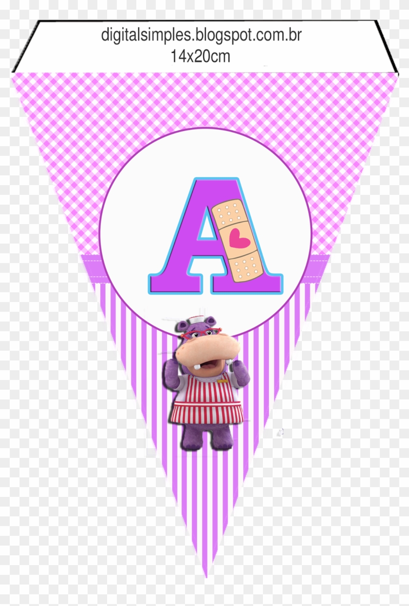 Bandeirolas Doutora Brinquedos A - Amscan Classic Picnic Party Gingham Personalized Pennant #1303940