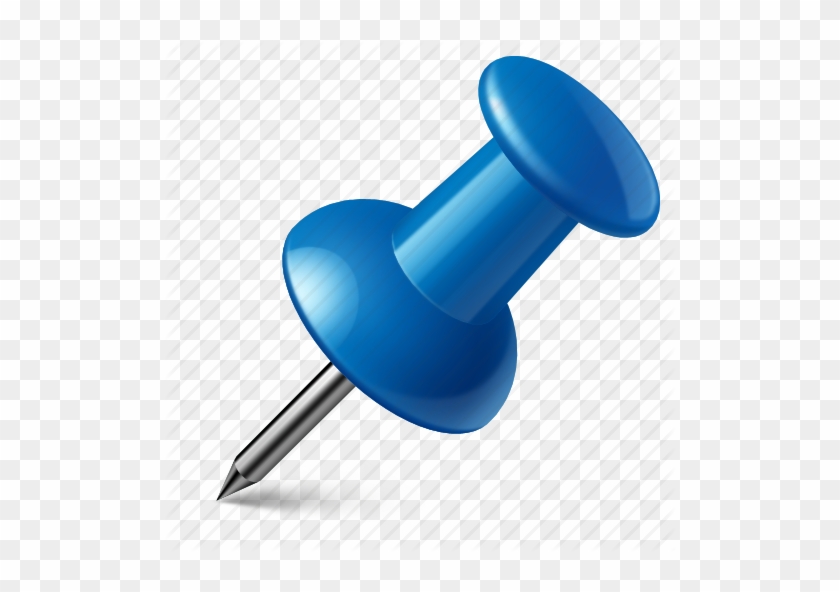 Pin Icon - Blue Pin Icon Png #1304067