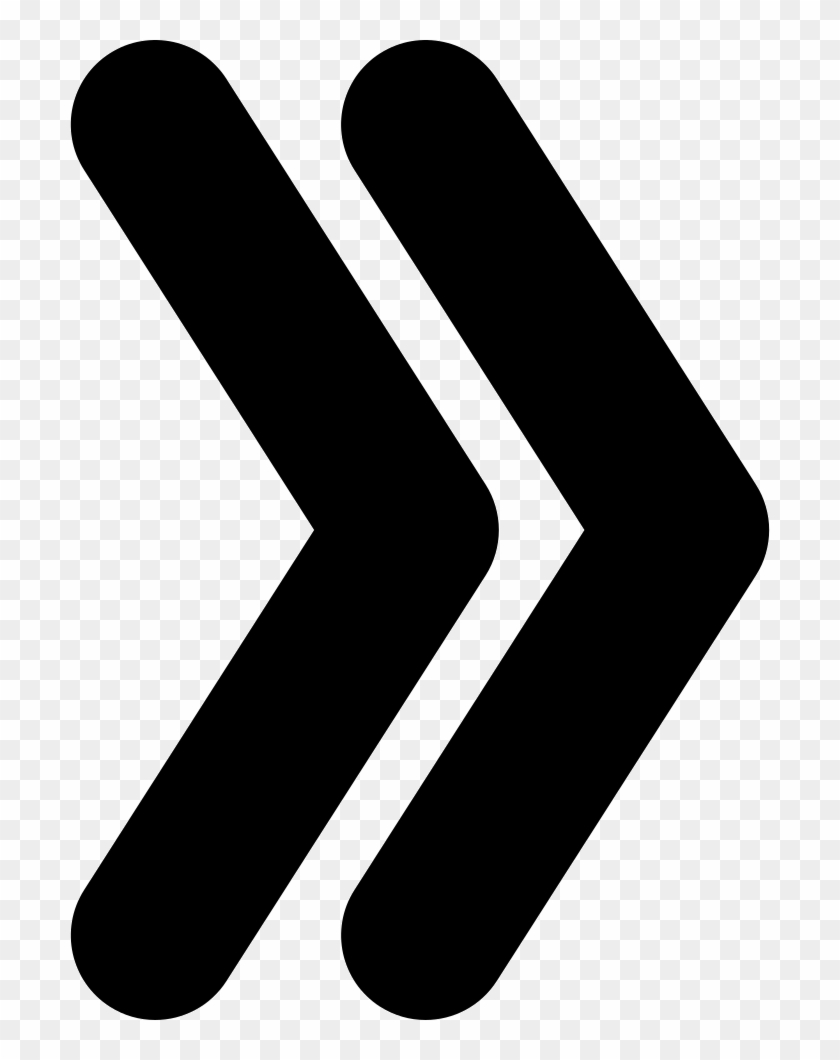 Right Arrow Angle Of Two Shapes Comments - Cool Arrow #1304096