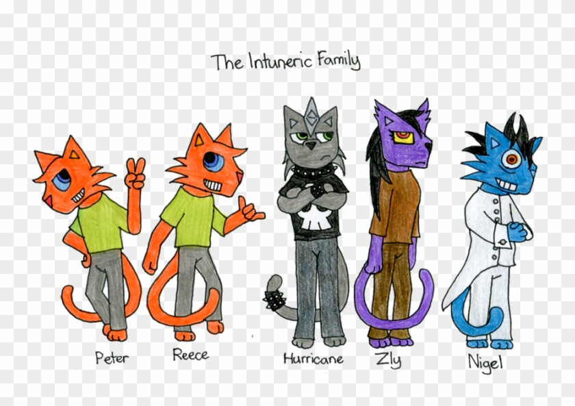 The Intuneric Family By Chookgirl On Clipart Library - Cartoon #1304099