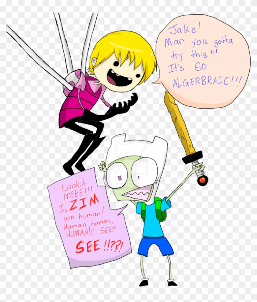 Invader Finn And Zim The Human By Emerymunro - Invader Zim Human Gir #1304253