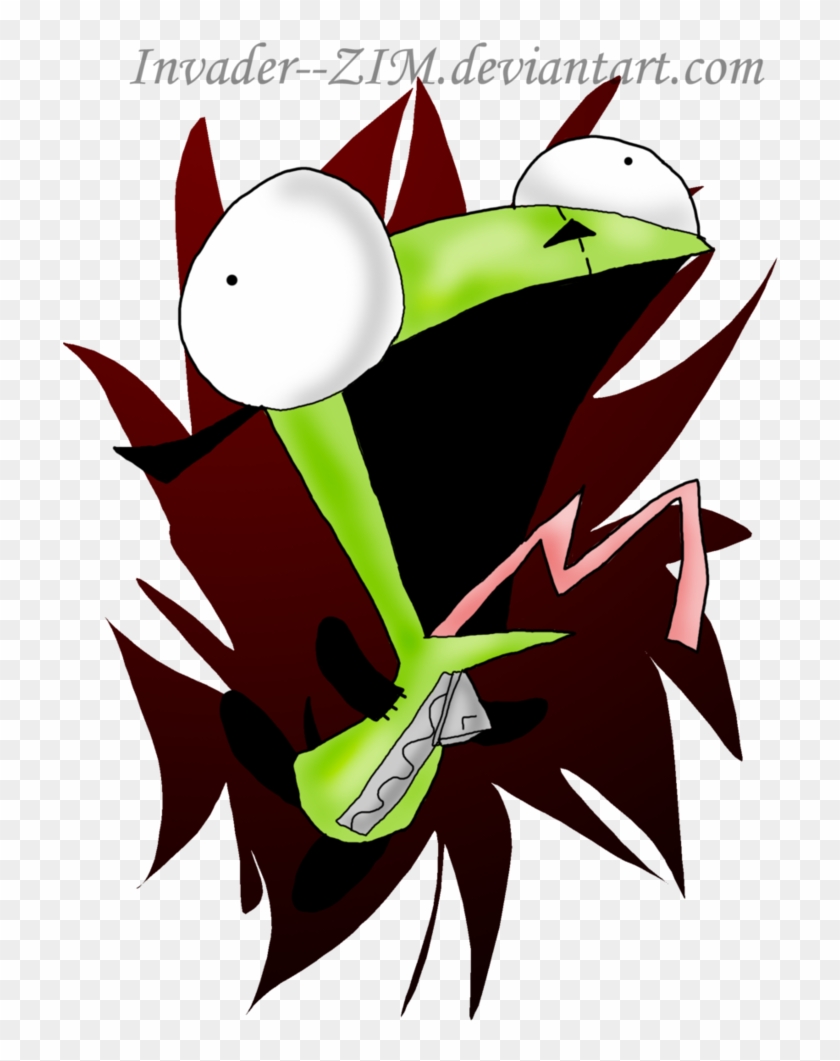 Gaaghaahahah By Invader Zim - Cartoon #1304301