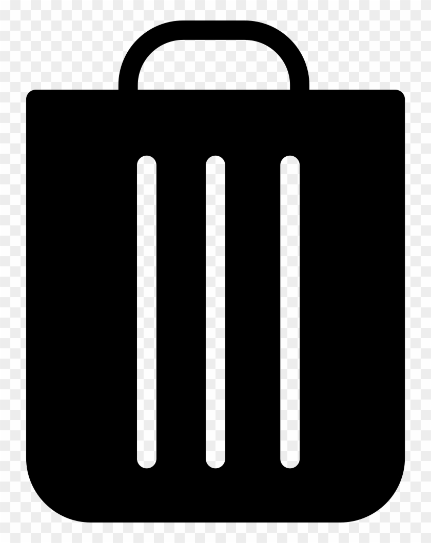 Trash Bin With Handle Comments - Waste Container #1304408