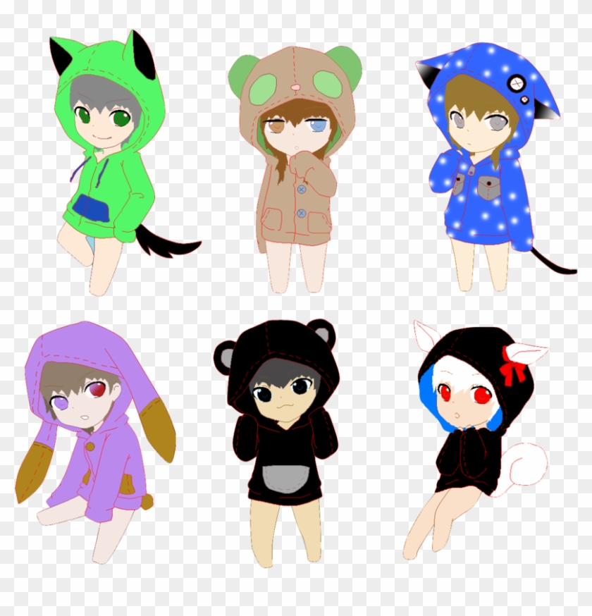 Chibi Friends By Homeworkhater - Anime Chibi Friend Base #1304600
