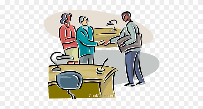 Office Workers Royalty Free Vector Clip Art Illustration - Employee Rights #1304870
