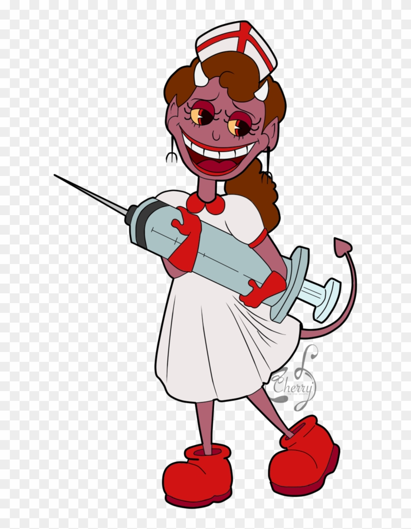 Luciferine Satanurse By Pinkumonsta - Cartoon #1304893