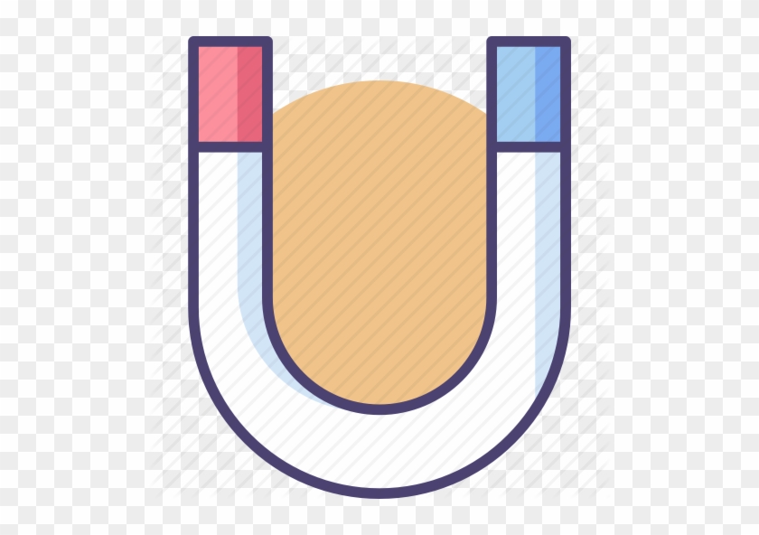 Horseshoe Magnet Cartoon Clip Art - Magnet #1305088