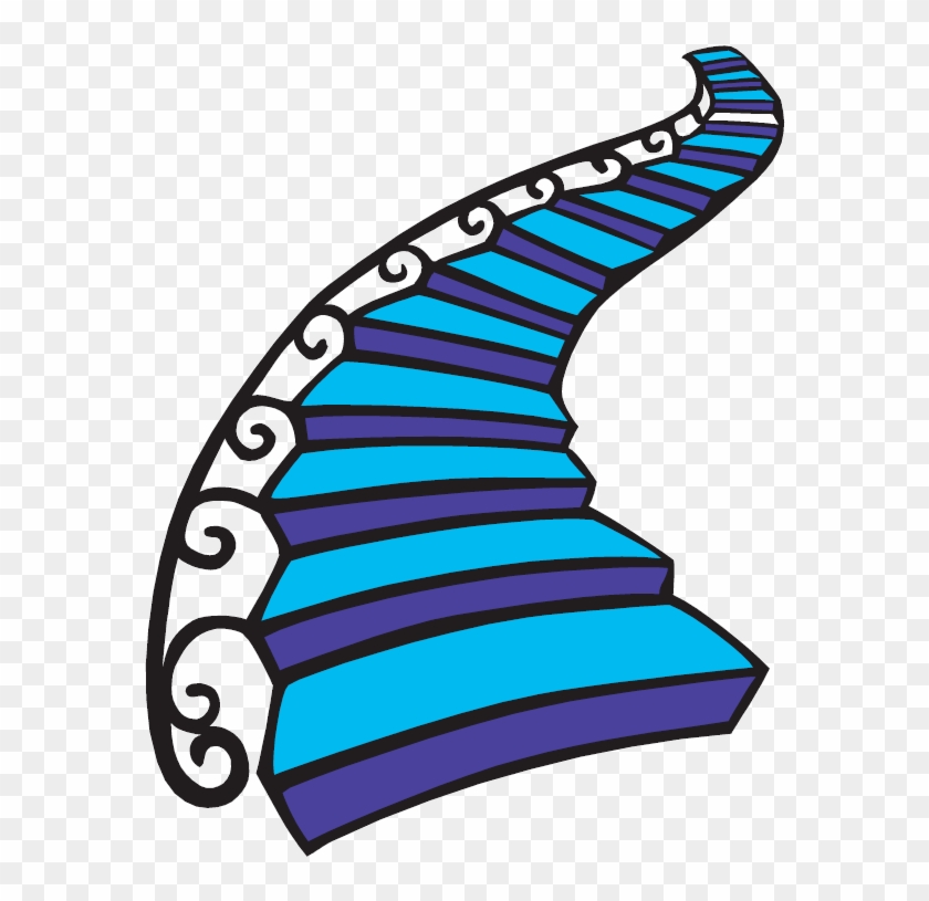 House Stairs Clipart - Cartoon Stairs #1305202