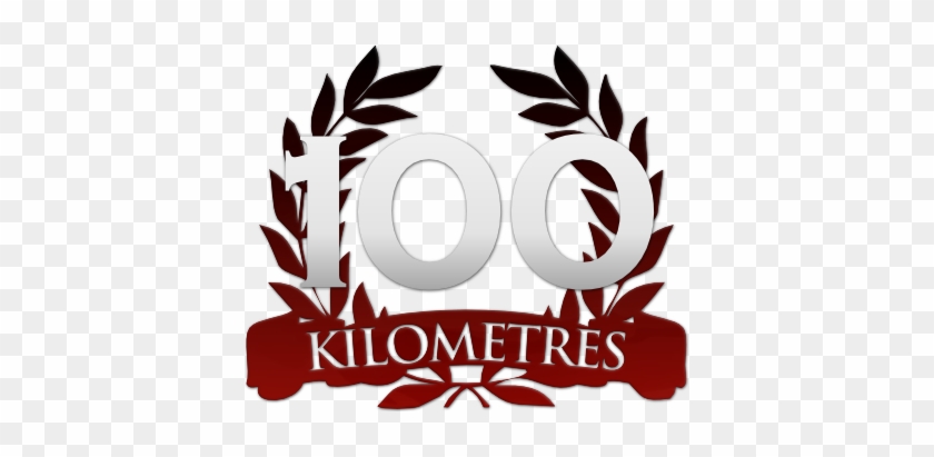 100 Kilometres - Laurel Vector Png #1305390