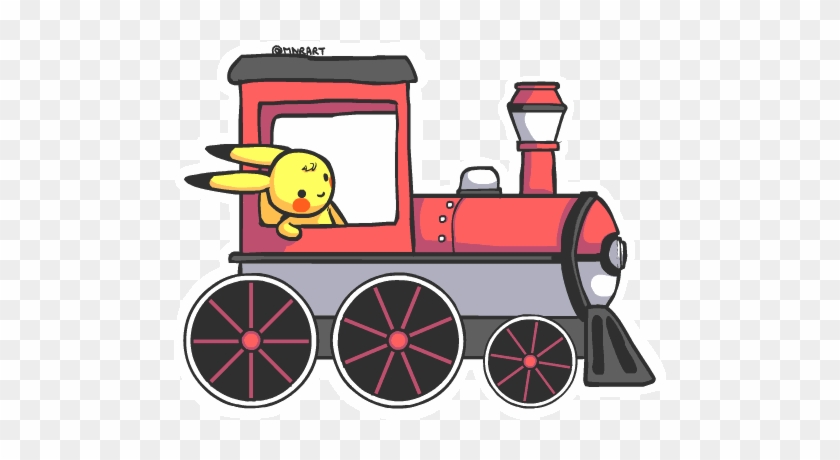 Mnrart 573 54 Pikachu - Pikachu On A Train #1305699