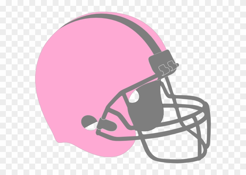 Pink Football Helmet Clip Art At Clker - Pink Football Helmet Clipart #1305716