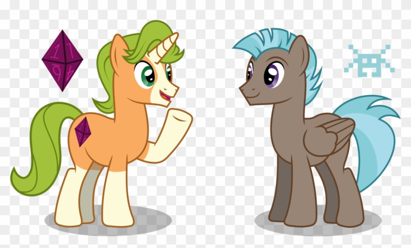 Geeks For Life By Masemj - Mlp Gaffer And 8 Bit #1306086