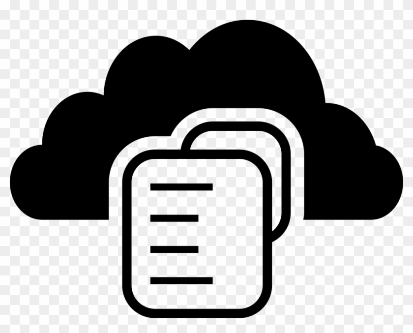File With Data On Cloud Storage Comments - Иконка Хранение Данных #1306679