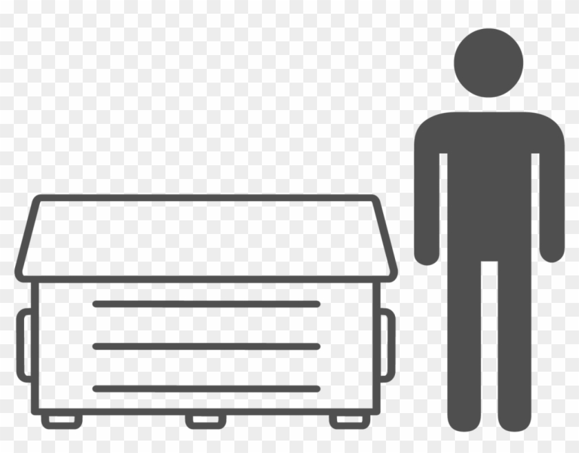 2 Yard Front End Container - 2 Yard Front End Container #1306730
