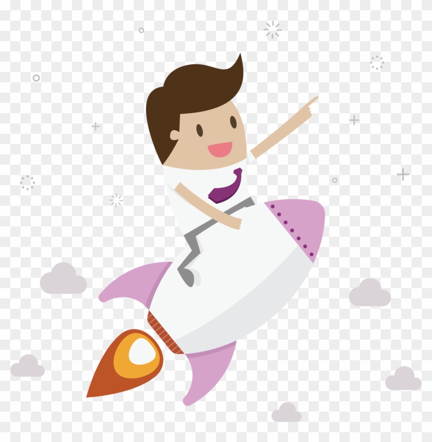 Rocket Man - Rocket Animation Transparent Gif #1306748