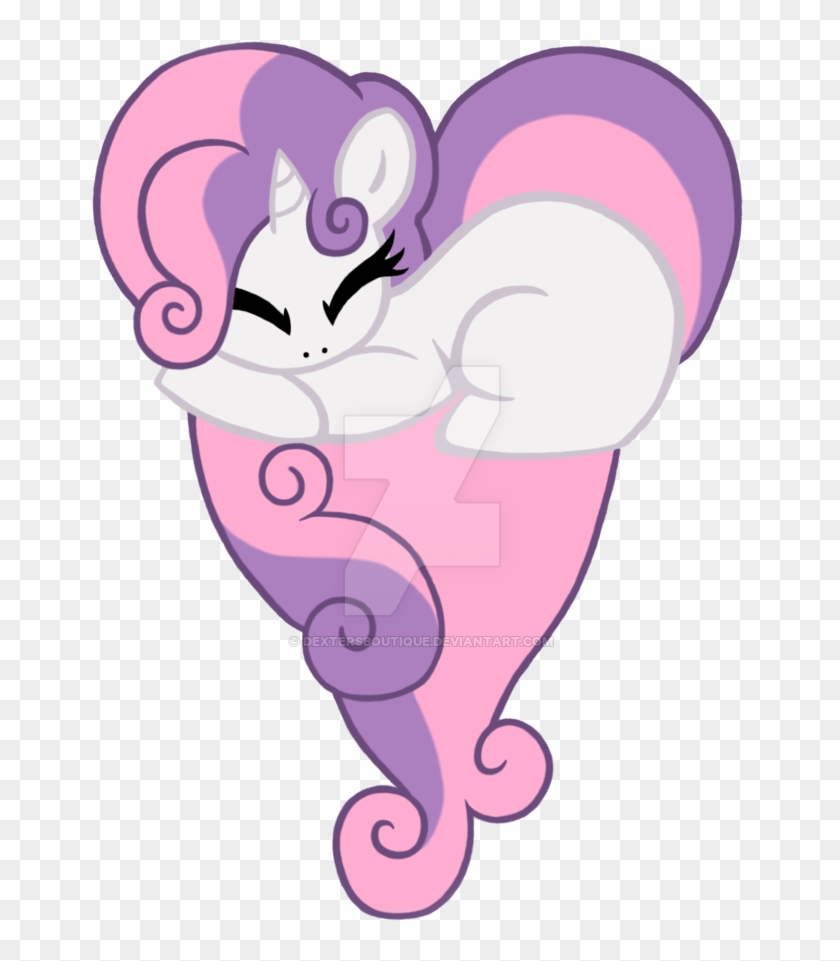 Sweetie Belle Heart By Dextersboutique Sweetie Belle - Cartoon #1306757