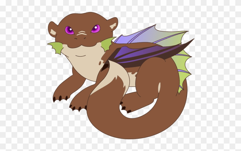 Levian Dragon Otter By Crowneprince - Cartoon #1307252