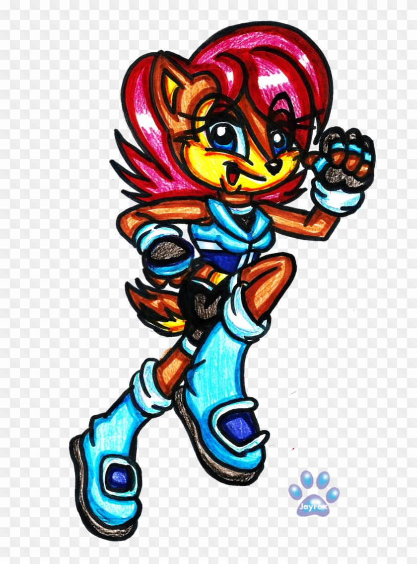 Sally Acorn Archie 2013 By Jayfoxfire - Drawing #1307587