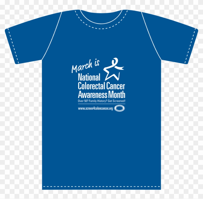 Asge Blue Star T-shirt - Colon Cancer T Shirt #1307908