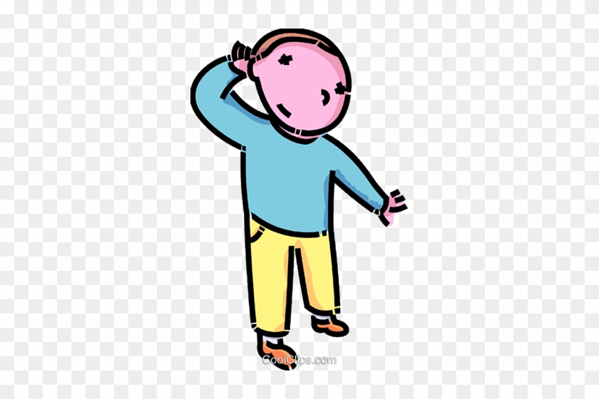 Boy Trying To Hear Something Royalty Free Vector Clip - Boy Trying To Hear Something Royalty Free Vector Clip #1308491