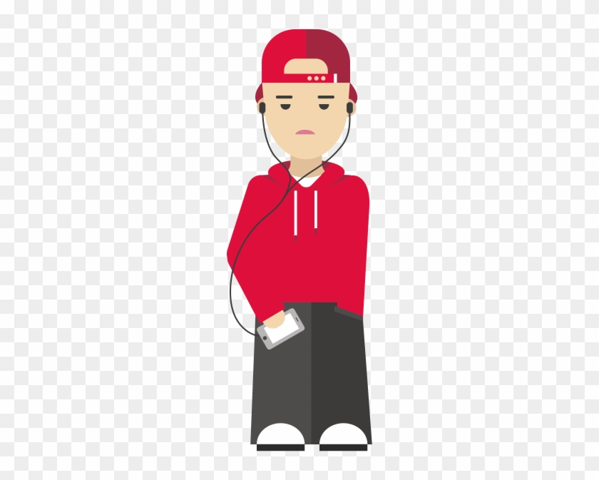 Lucas - Millennial Cartoon Transparent Background #1308767