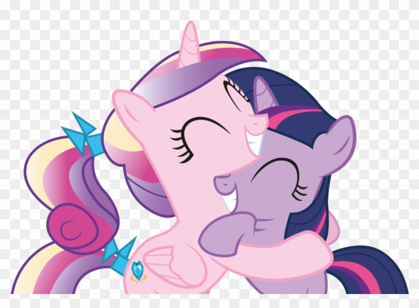 Cadence And Twilight Hugs By Joemasterpencil - Mlp Twilight And Cadance #1309048