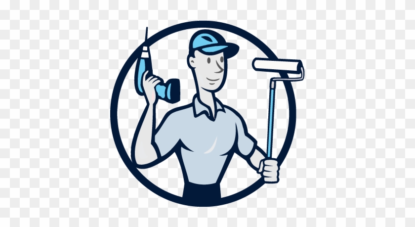 Bathroom Remodeling - Cafepress House Painter With Painting Roller Paint #1309654