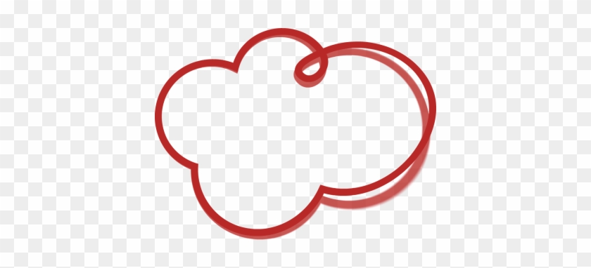 Bubble Cloud Clipart - Hand Drawn Shapes Png #27352