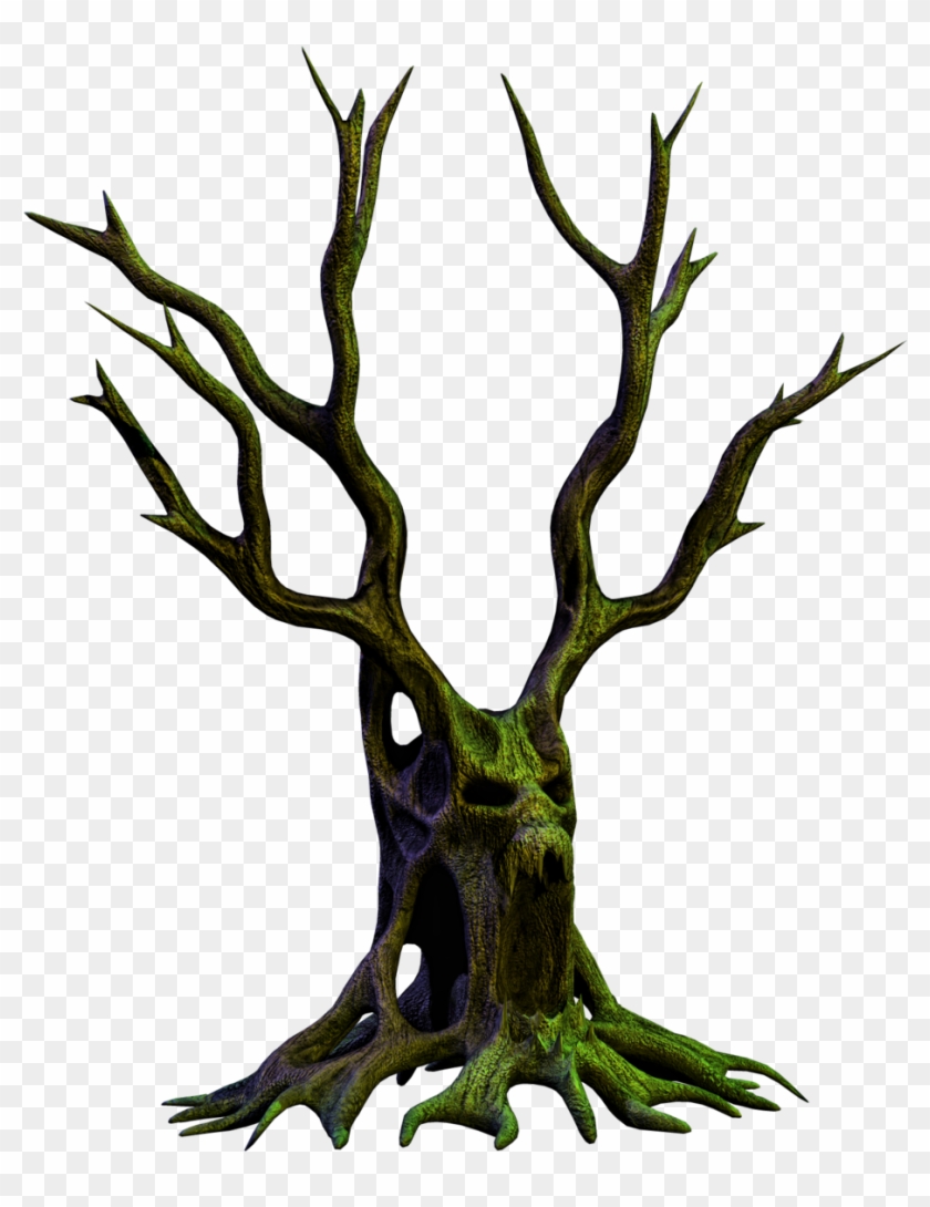 Spooky Tree 06 Png Stock By Roy3d - Transparent Background Tree Spooky #27466
