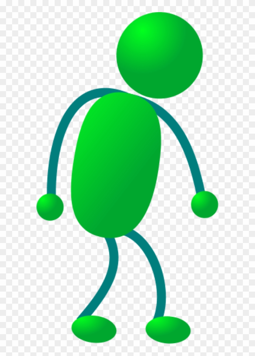 Stickman Waving And Happy - Stick Man Walking #27957