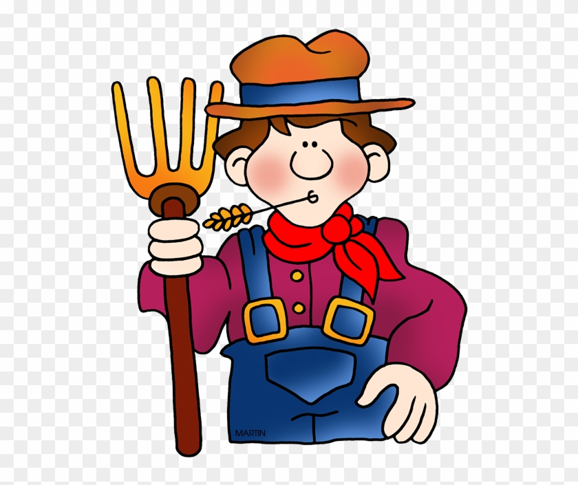 Farmer Clip Art - Clip Art Of A Farmer #28006