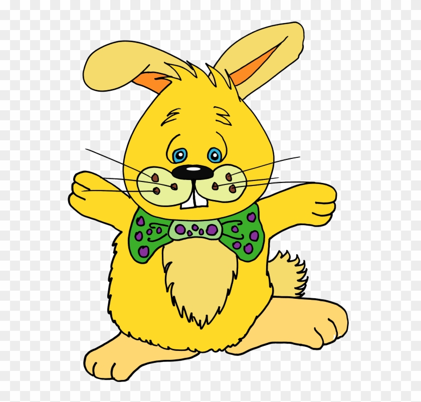Color Bunnies In Spanish And English Clip Art - Cartoon #28374