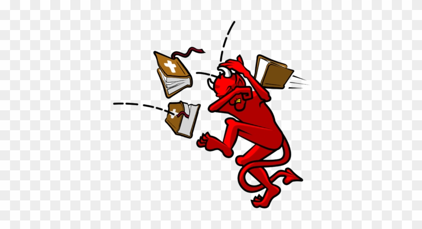 Bible Thumper - Satan Clipart #28708